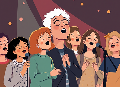 community singers mixed ages