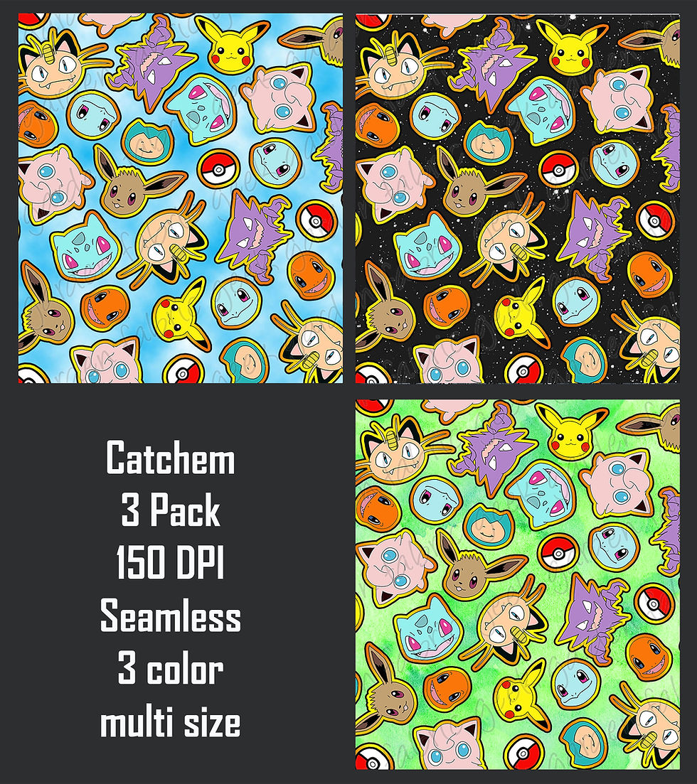 Thumbnail: CATCHEM 3 Pack Multi Size Seamless File Personal and Small Business