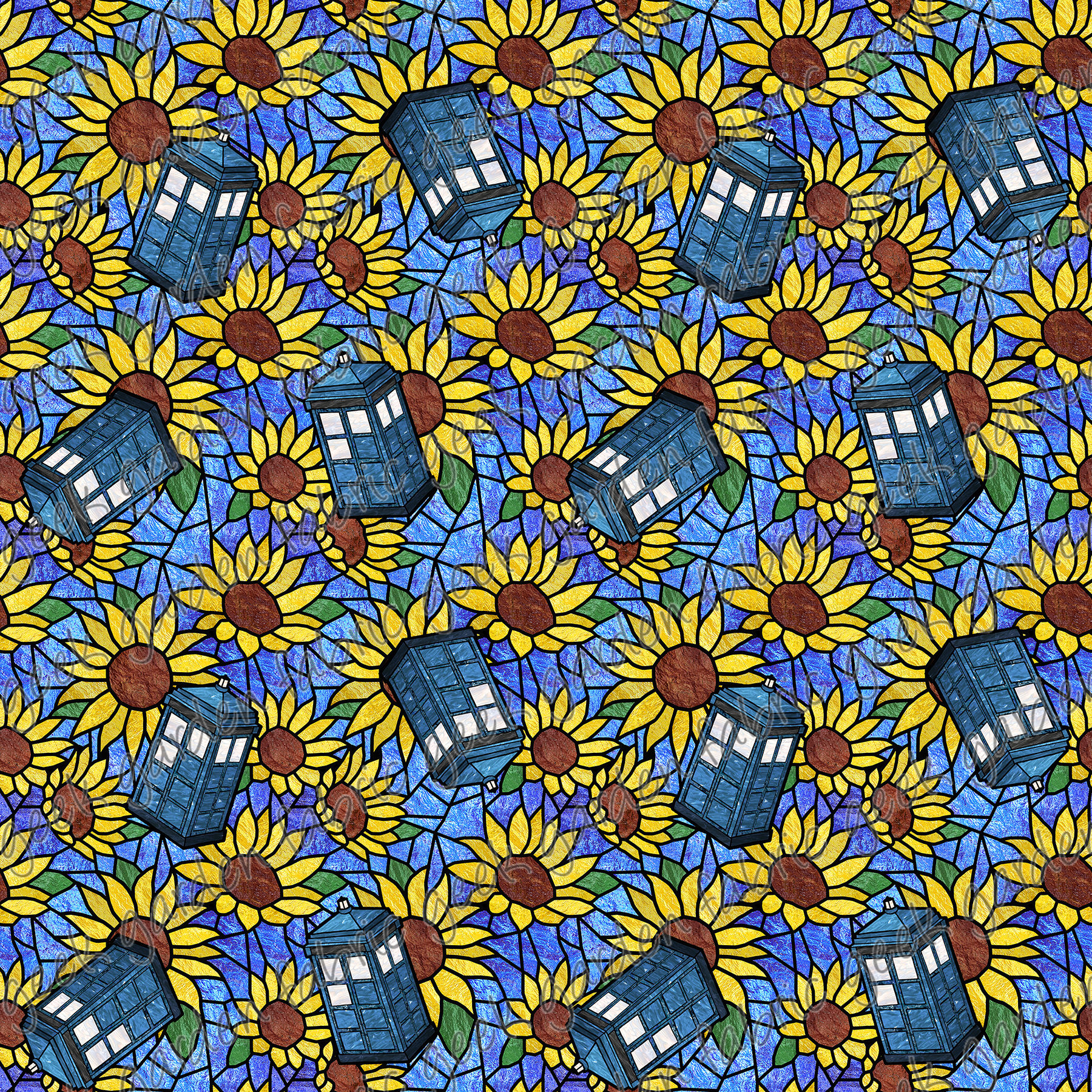 DW Sunflower Box 2 Size Seamless File Personal and Small Business