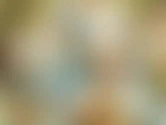 Illustrated scene of an outdoor communal dish mikvah surrounded by colorful baskets, recycling bins, and flowers. Women and children are seen preparing dishes, drying linens, and maintaining the space respectfully. The stone mikvah structure is central, with clear signage and a peaceful, well-kept environment filled with greenery and a warm summer atmosphere.