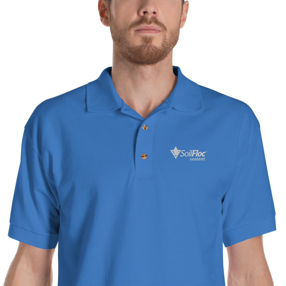 Thumbnail: Men's SoilFloc Embroidered Polo 