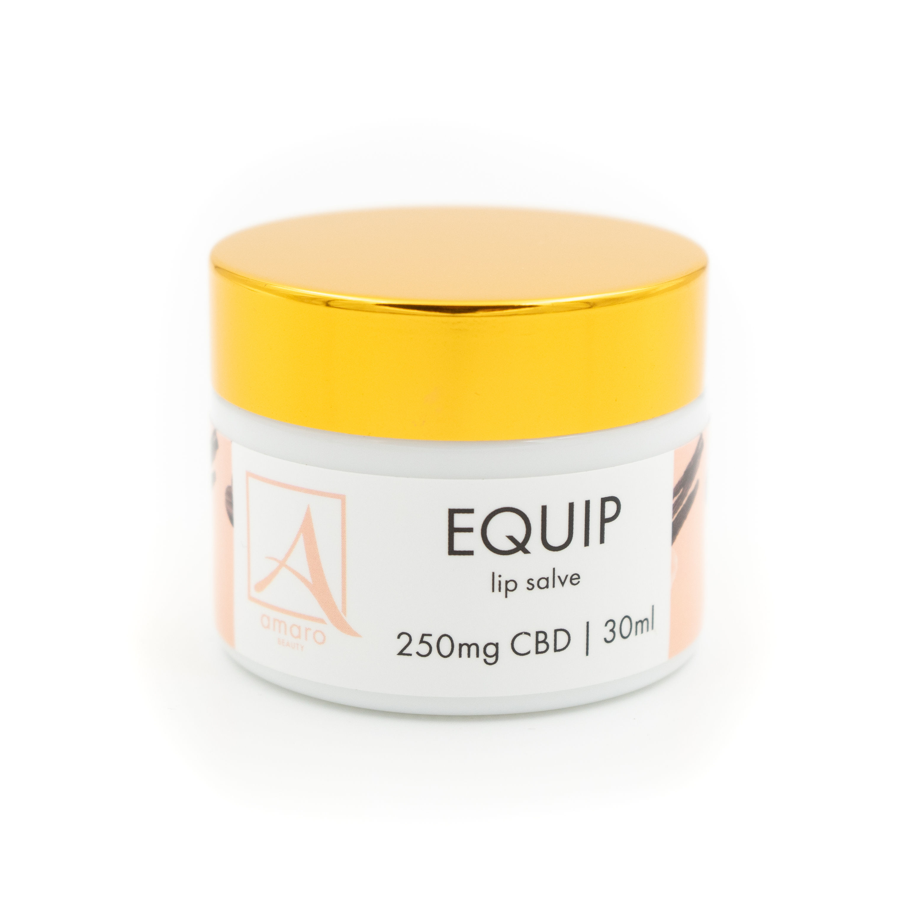 Amaro Equip Lip Salve with Herbal Ingredients and Hemp CBD Extract
