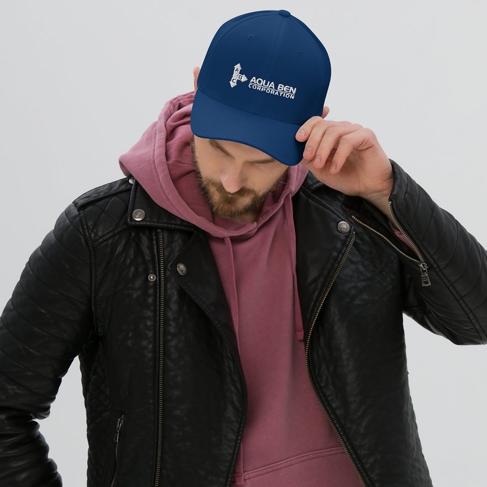Thumbnail: Aqua Ben Structured Twill Cap