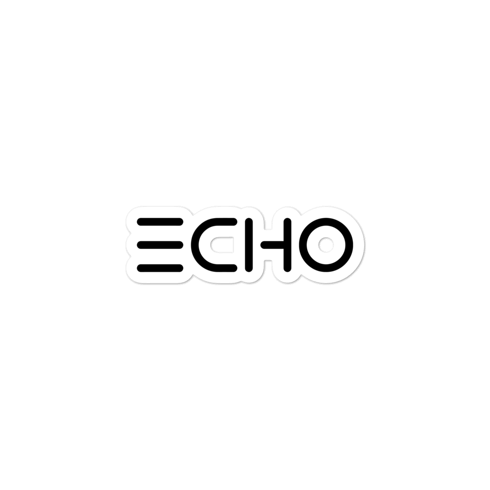 ECHO sticker