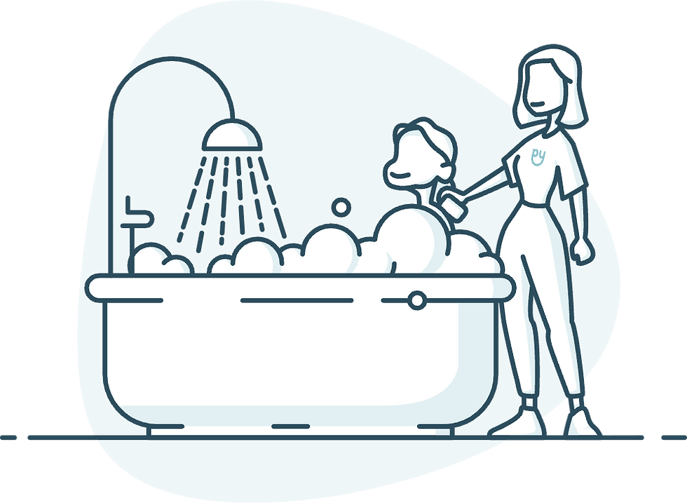 Illustration unserer Leistung der Grundpflege