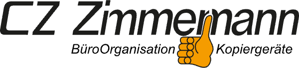 CZ Zimmermann Logo – Unser Partner für Kopiergeräte und Drucker.
