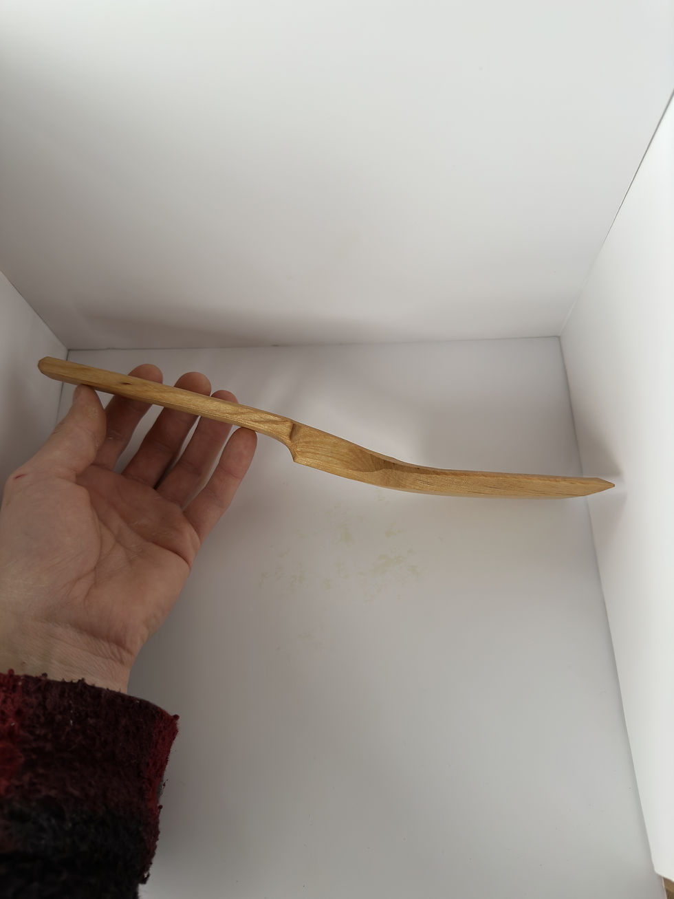 Thumbnail: Square Cooking/Serving Spoon From Birch