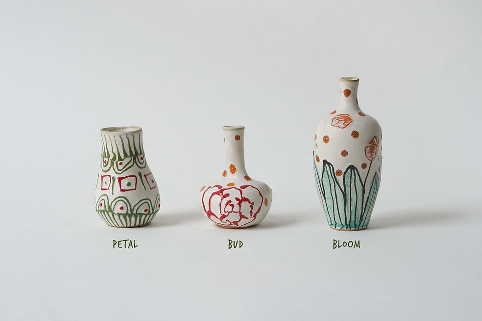 Thumbnail: Doodle Garden Mini Vase