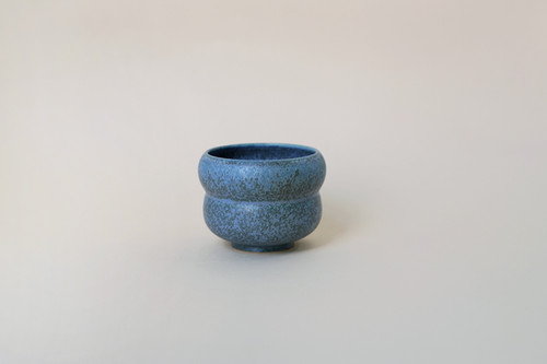 Flambe Glaze Hulu Cup-Cobalt