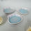 Thumbnail: Flambe Glaze Mini  Cat Tray- Light Turquoise
