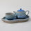 Thumbnail: Flambe Glazed Tea Set - Cobalt