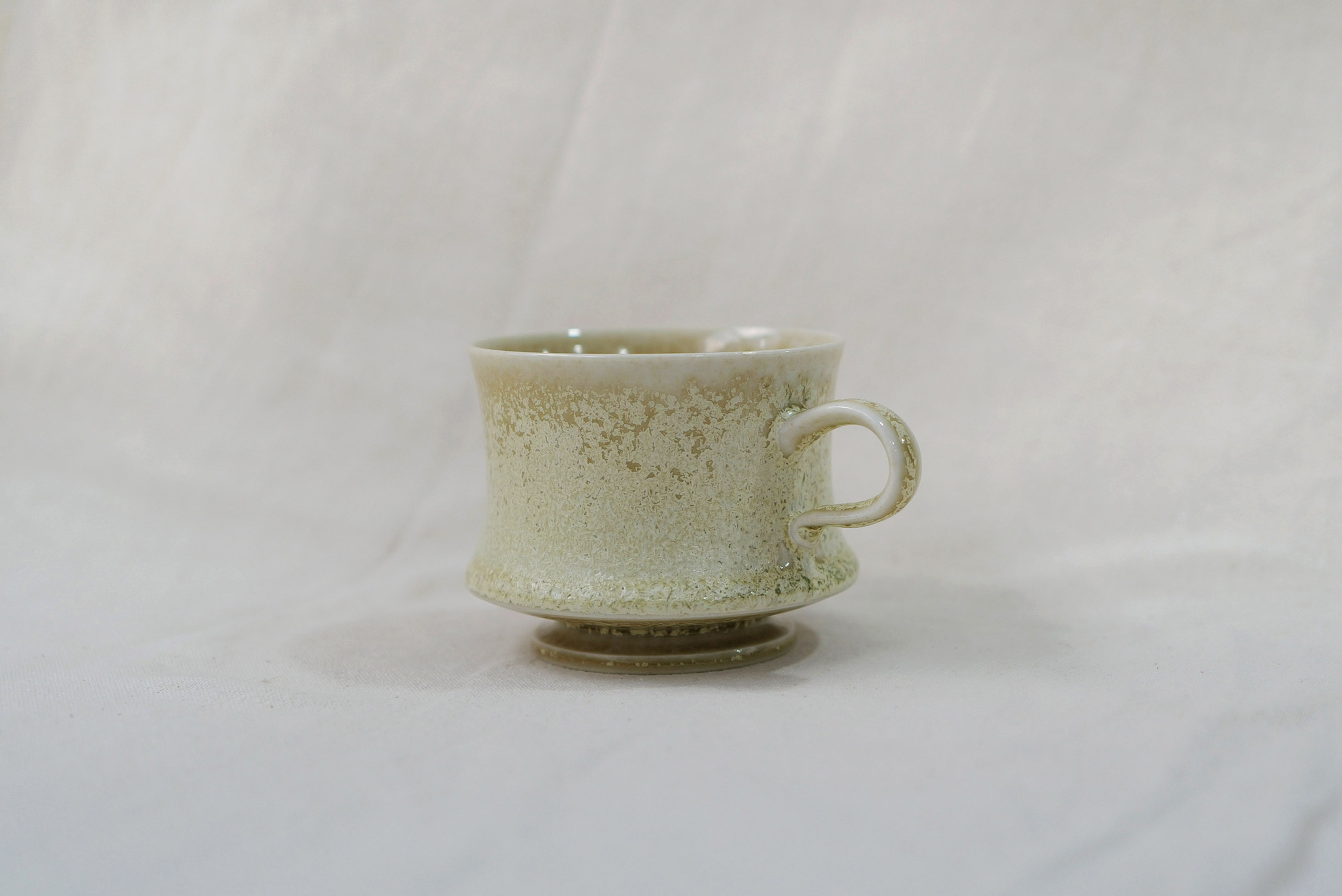 Flambe Glazed Bamboo Mug-Snow