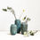 Thumbnail: Bubble Glaze Vase - Tall Cylinder (Ocean Blue)
