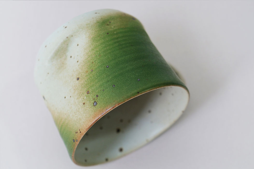 Thumbnail: Mottled Tactile Mug - Moss Green (slim)