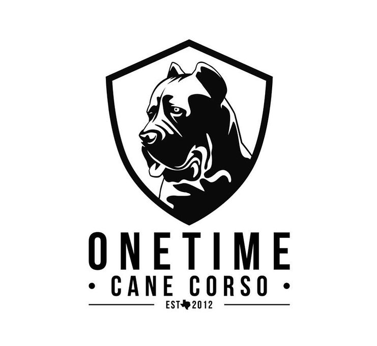 OneTime Cane Corso logo featuring a Cane Corso head inside a shield