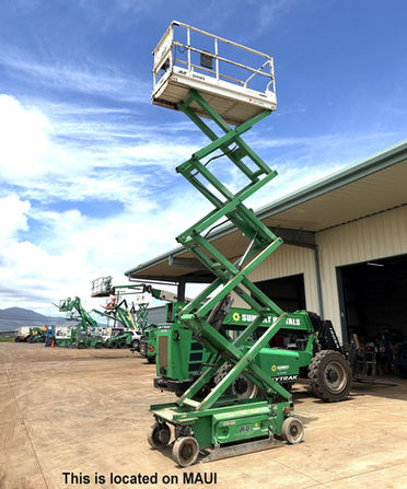 2020 JLG 3246ES electric scissor lift from Sunbelt Rentals Maui auction
