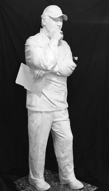 Coach Jerry Moore_ Suzie Hallier Sculpture