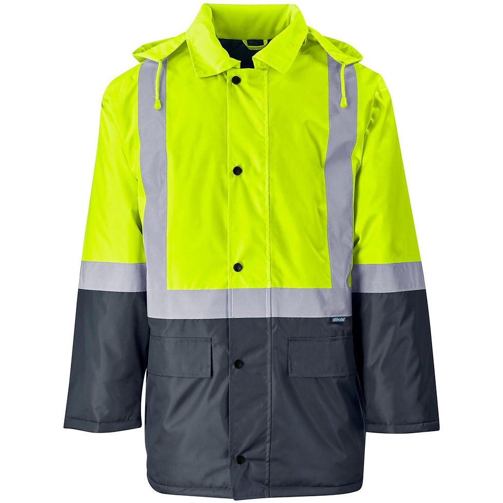 Thumbnail: Padded Two-Tone Hi-Viz Reflective Jacket