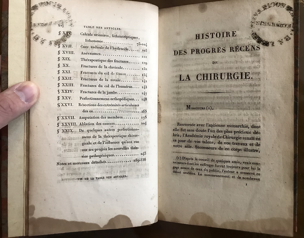 Thumbnail: Richerand Historie des Progres Recens de la Chirurgie 1825 first edition