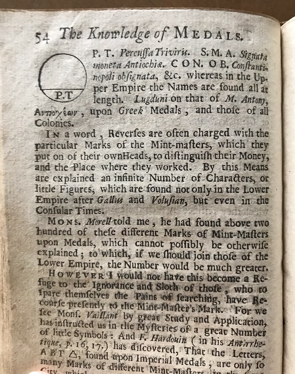 Thumbnail: The Knowledge of Medals, 1715, (Anonymous, Louis Jobert?)