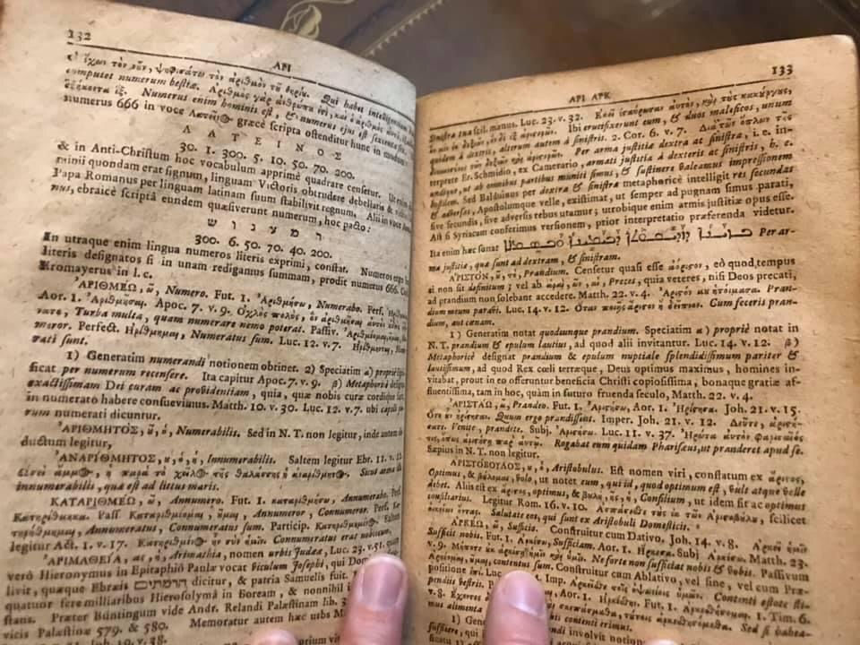 Thumbnail: Stock Clavis Linguae Sanctae Novi Testamenti 1730 editio altera