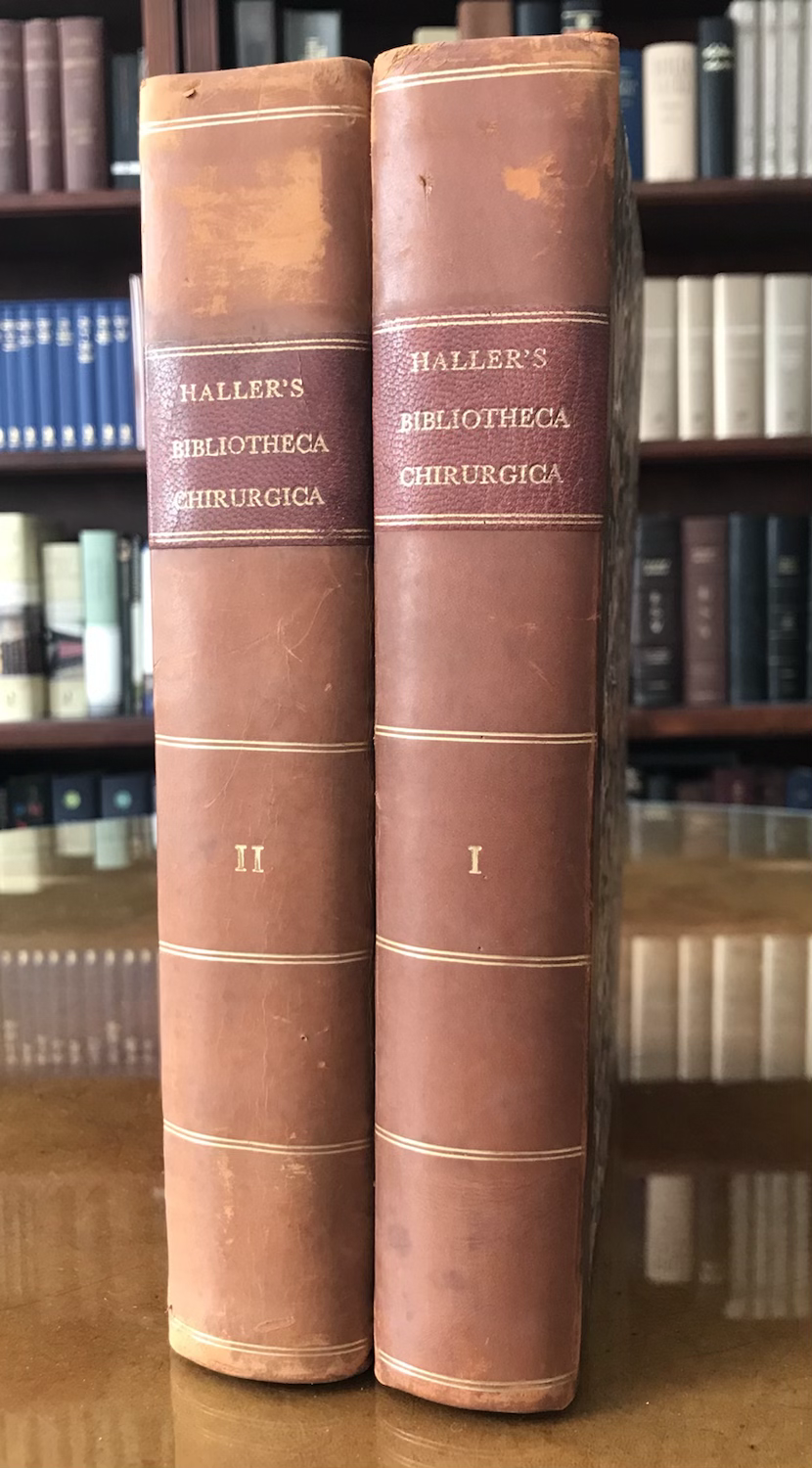 Haller Bibliotheca Chirurgica 1774