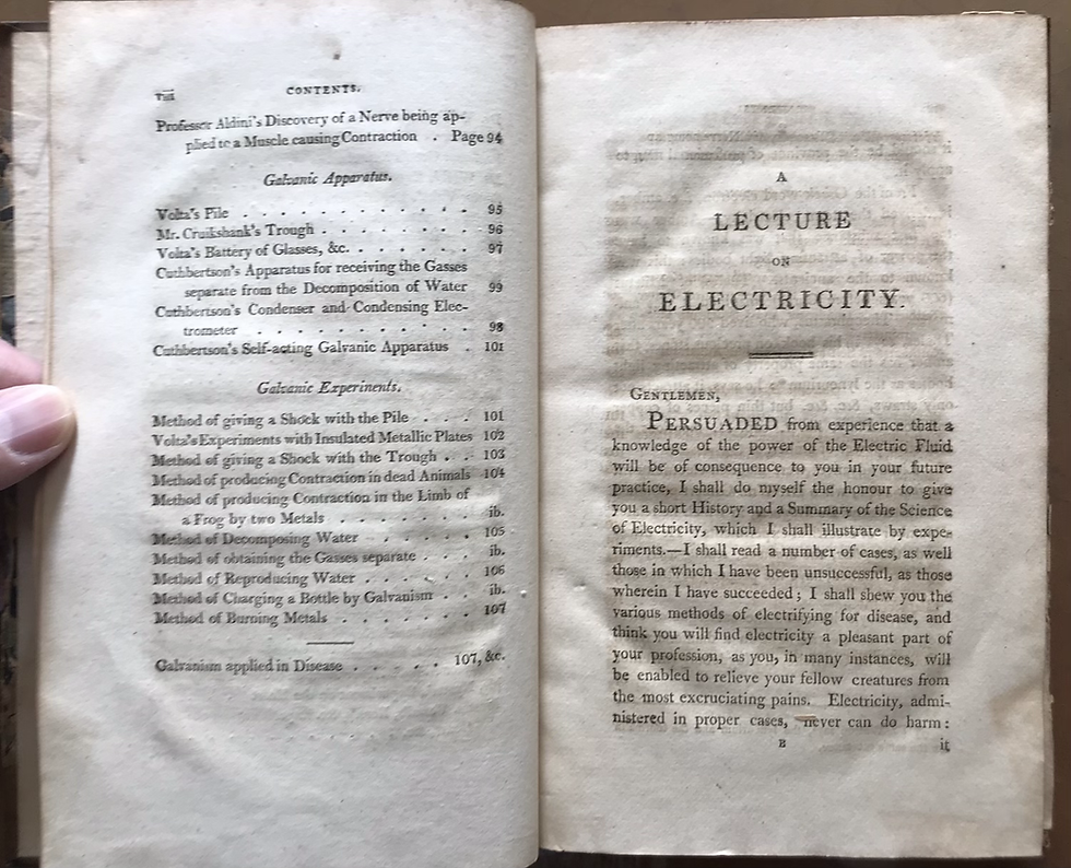 Thumbnail: Carpue Introduction to Electricity and Galvanism 1803
