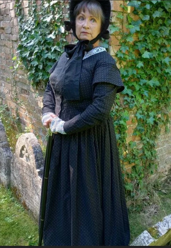 Skirt 1840s Day Dress Fashion Illustration Victorian Era Female