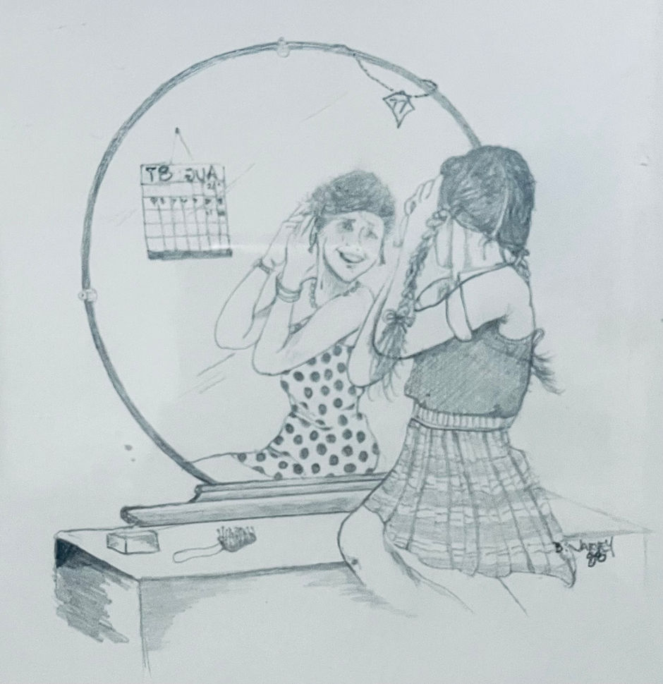 Cover of  my wife's 10th reunion brochure. 