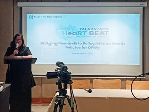 Strengthening OFW mental health support through research-based policy tools
