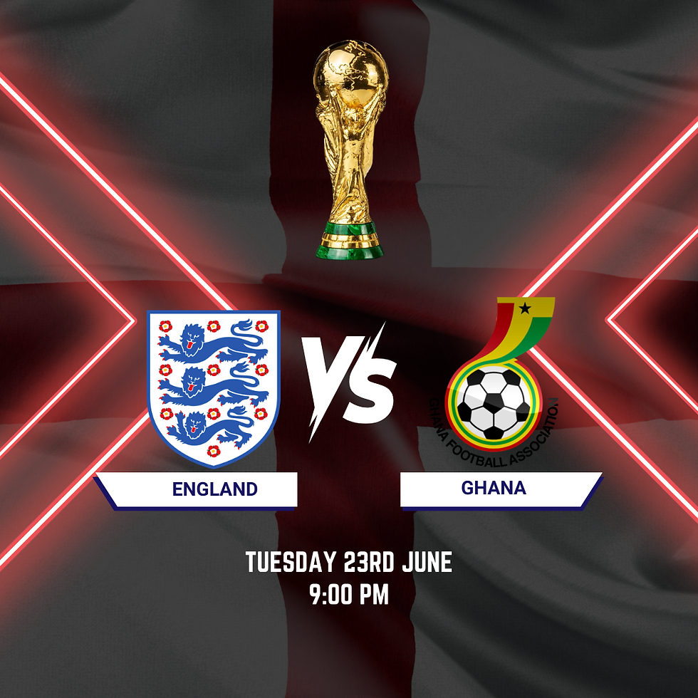 England World Cup Nights | England VS Ghana