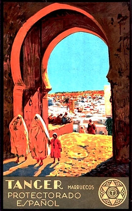 CARTEL_TÁNGER._Mariano_Bertuchi._Puerta_