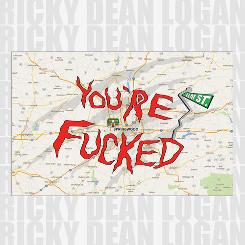 Thumbnail: YOU'RE FUCKED FOLDING MAP (actual brochure size)