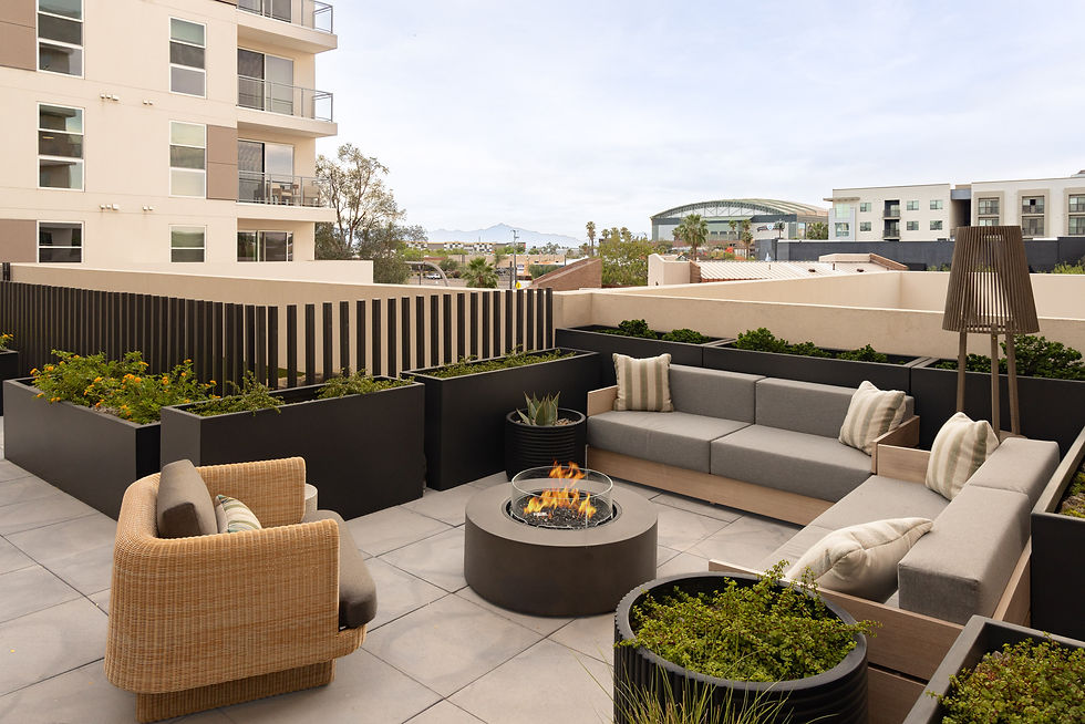 Hospitality-inspired amenity spaces designed to enhance everyday residential living.