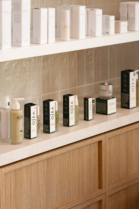 Explore the interior design behind Freed Beauty, where every detail serves a purpose.