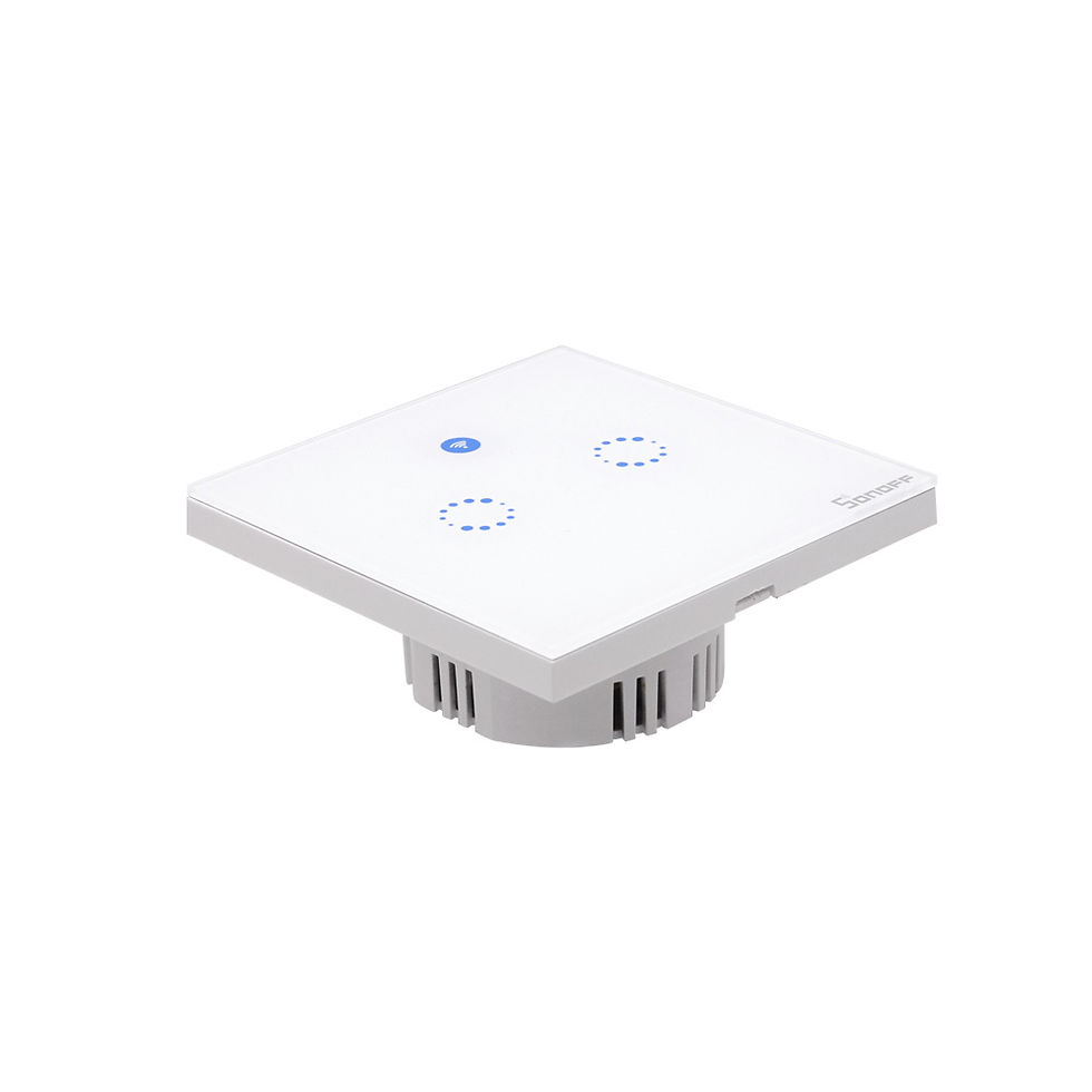Thumbnail: Sonoff T1 UK: 1-3 Gang WiFi & RF 86 Type Smart Wall Touch Light Switch