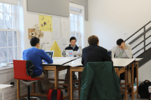 Mr. Payne’s Architectual Drawing students work on a project. Credit: Maddie Blake