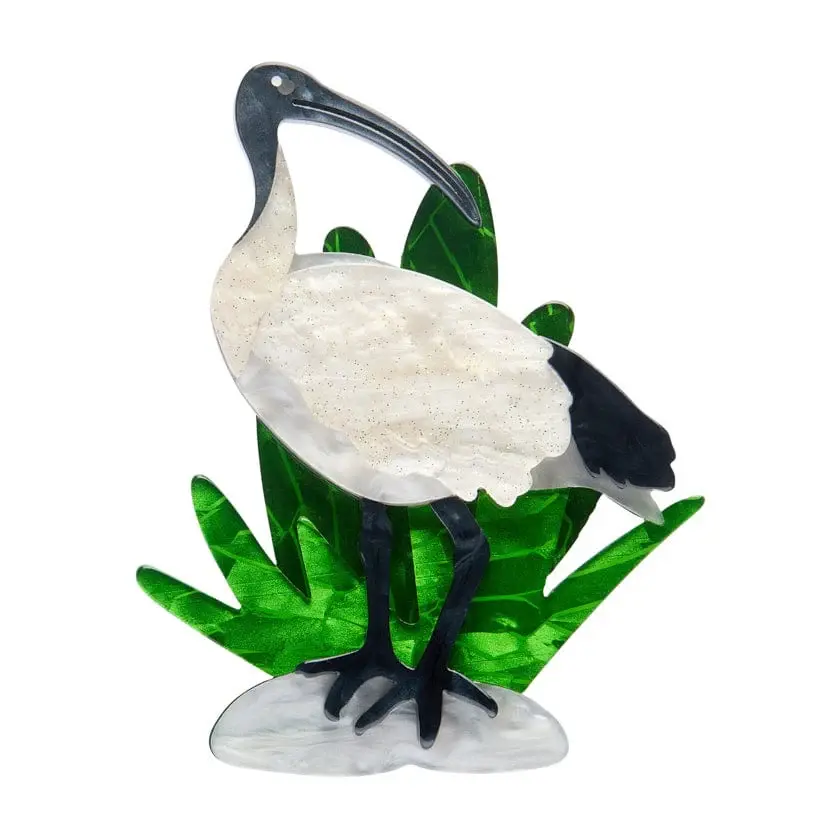 Erstwilder Izzy the Ibis Brooch