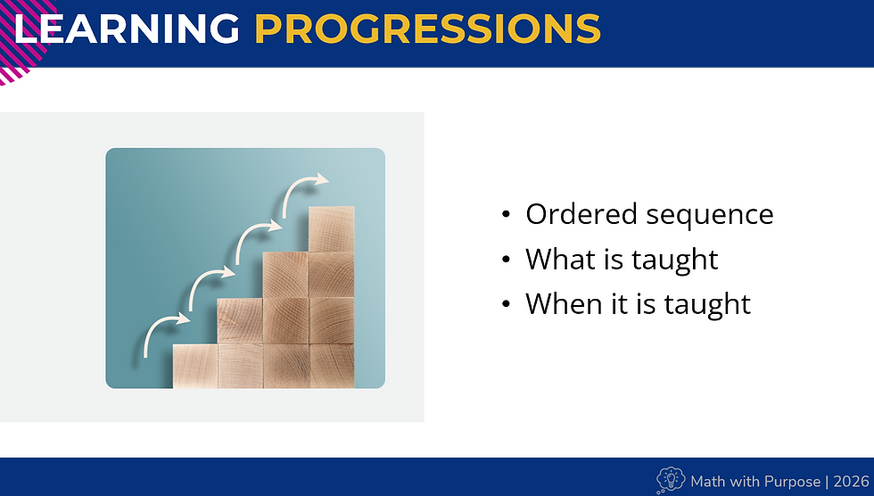Building Learning Progressions