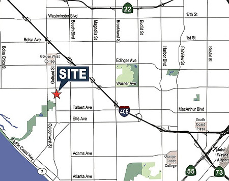 7422 Cedar Dr, Huntington Beach Map_ebla