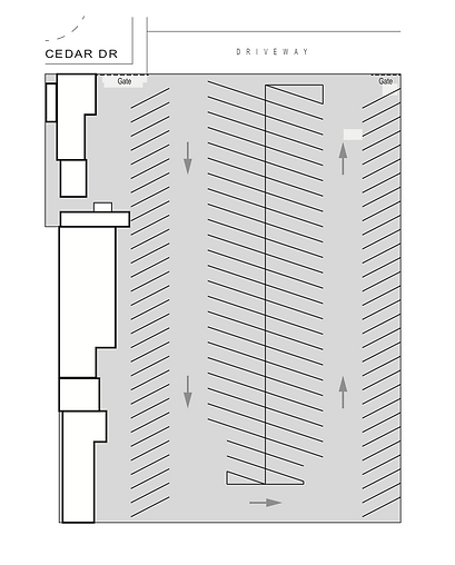 7422 Cedar Dr Huntington Beach Site Plan