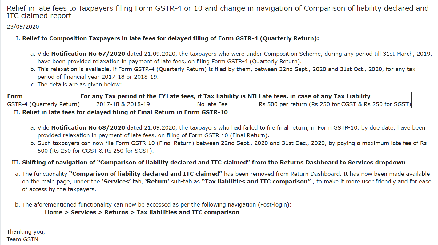 Cbic Issues Advisory On Change In Navigation Of Comparison Of Liability And Itc Claimed Report Know hsn code for proucts, sac code for service what is hsn code under gst? gst official