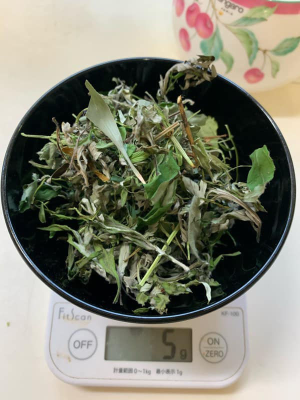 サムネイル： 大阪源流野草茶と野草塩セット(送料込み)