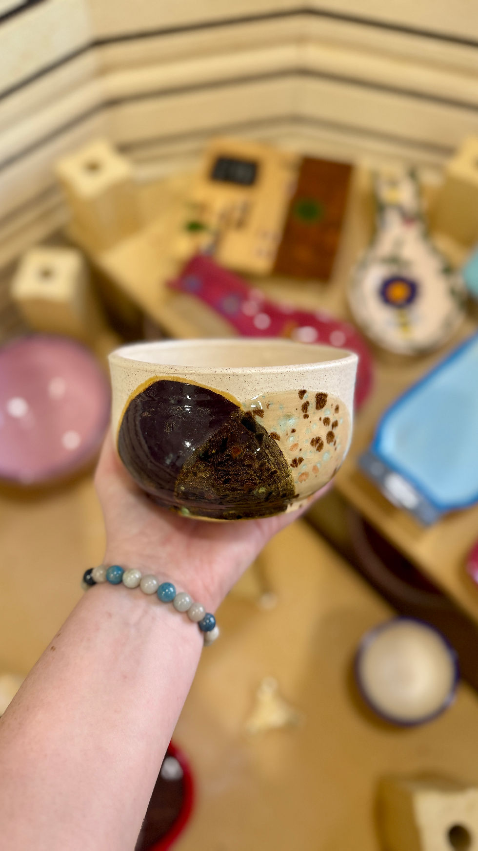 pottery after firing