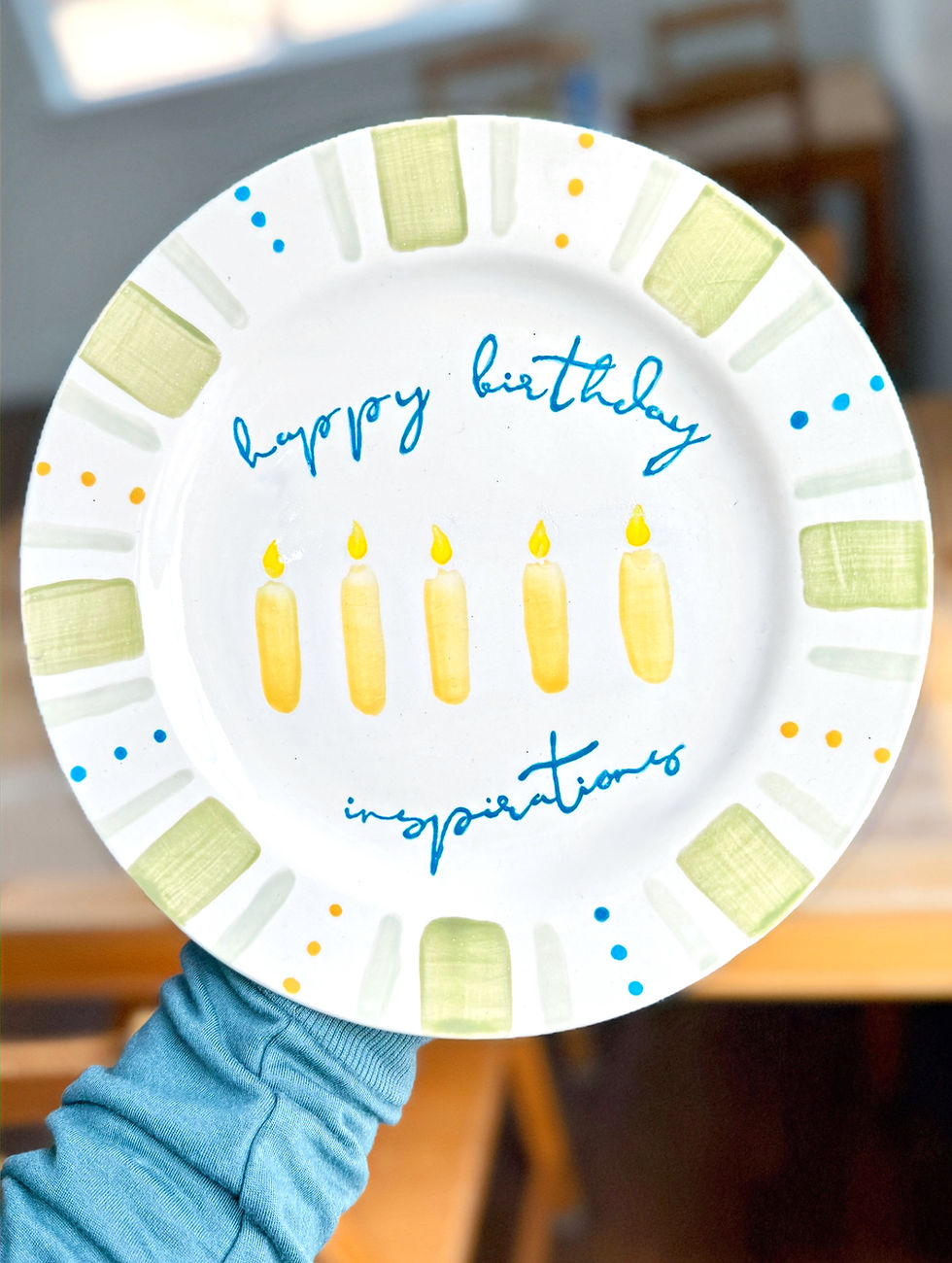 happy birthday inspirations plate