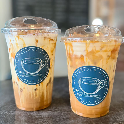 iced americano white chocolate pumpkin pie with cream .JPG