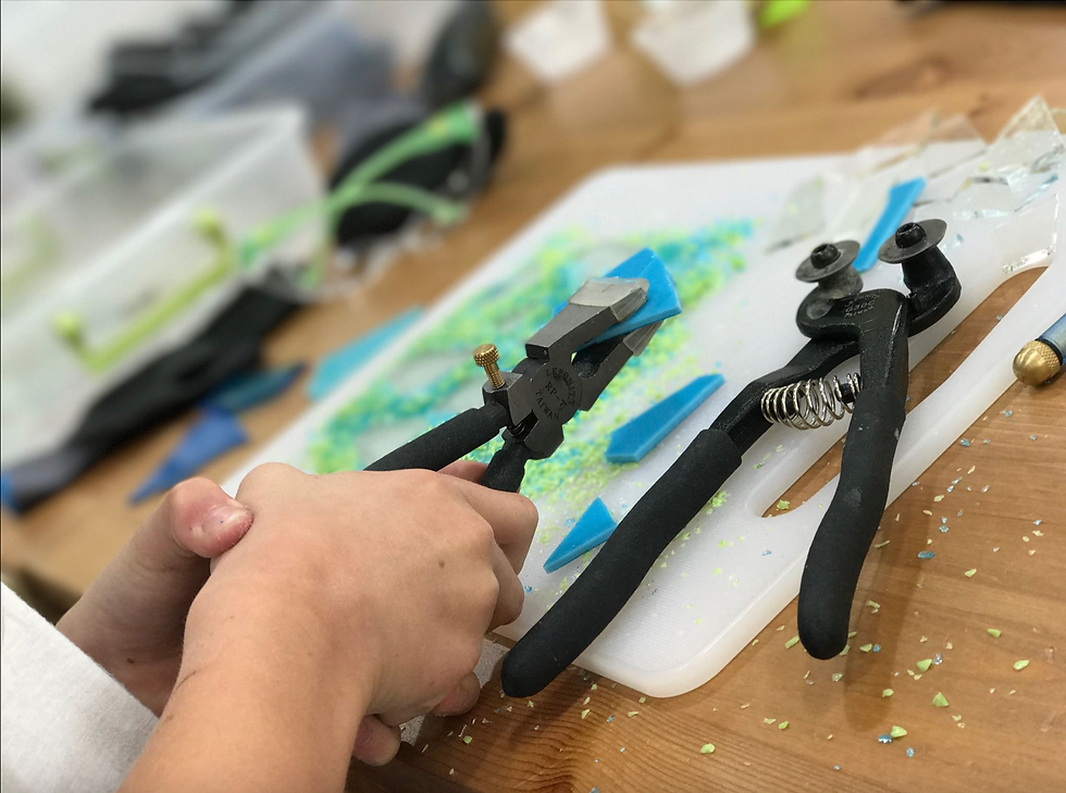 kid's glass workshop
