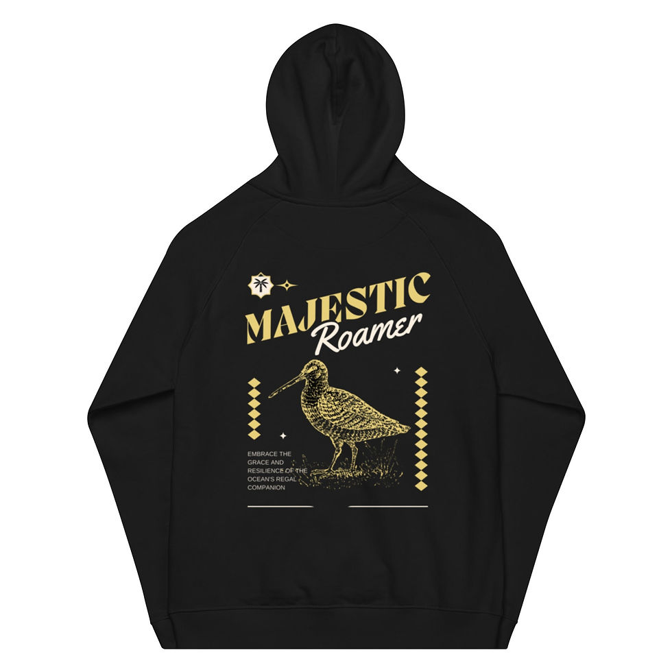 Miniatura: Premium Majestic Roamer Eco Hoodie - Seagull Edition