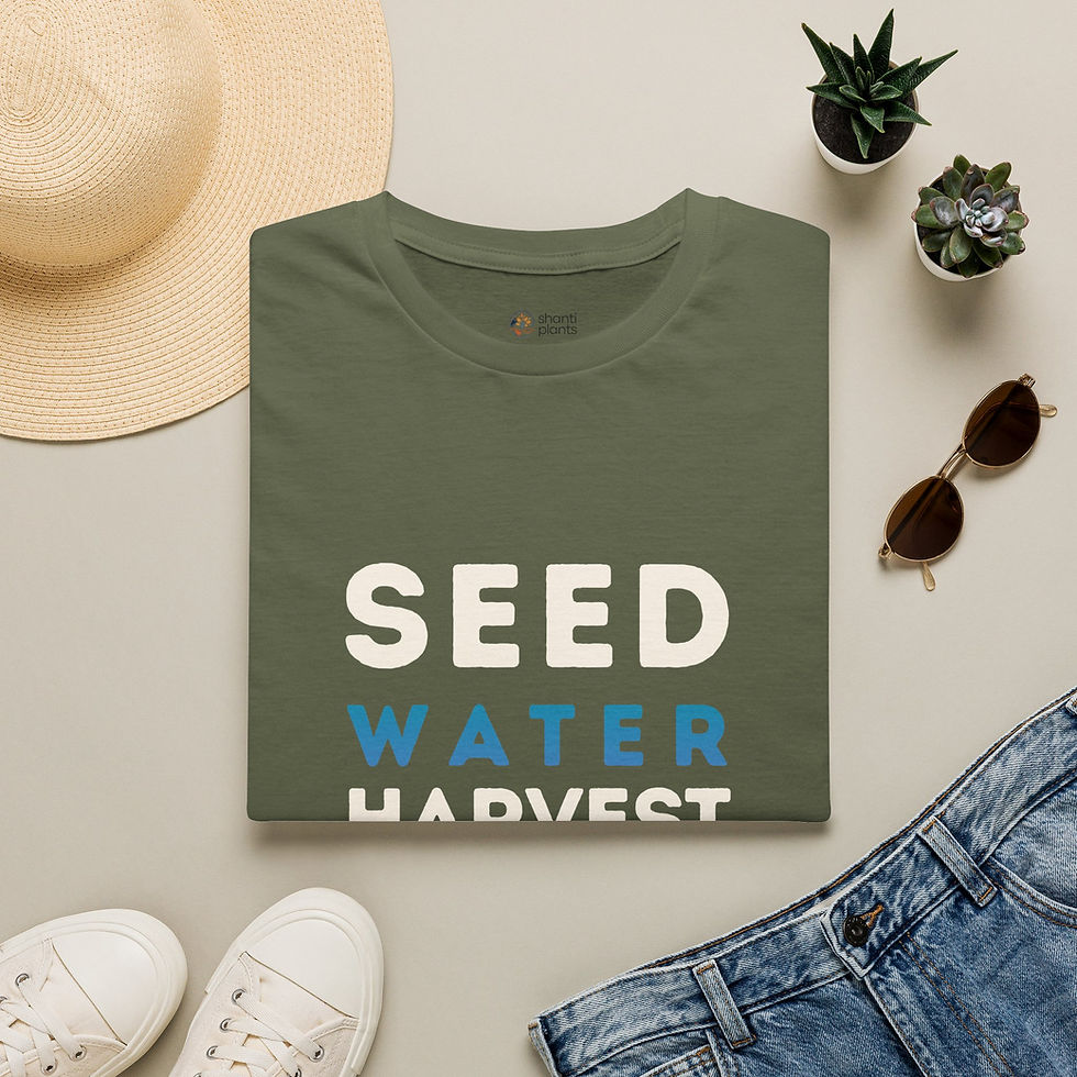Thumbnail: T-Shirt — Seed Water Repeat Gardening Tee