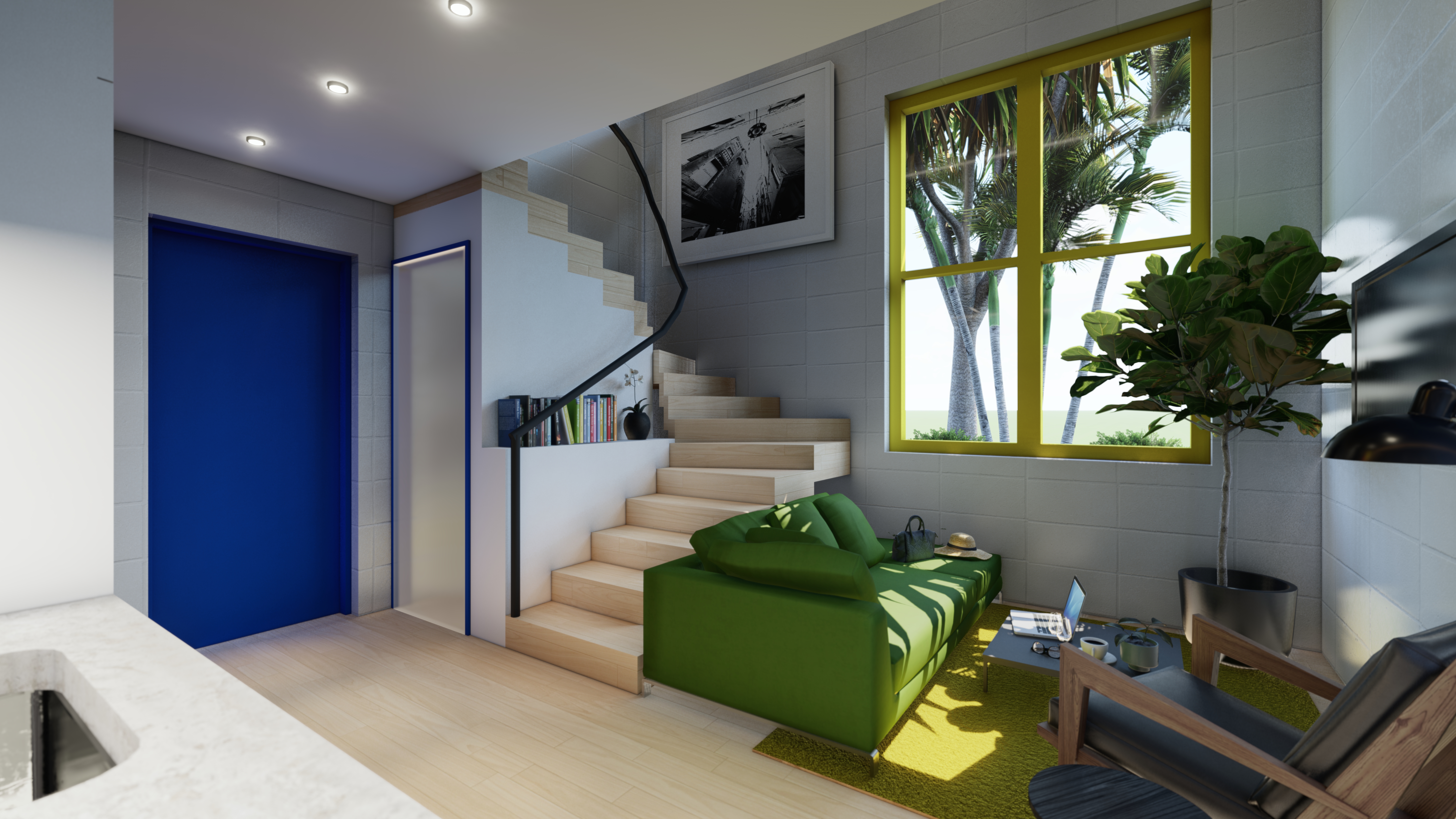 YELLOW & BLUE